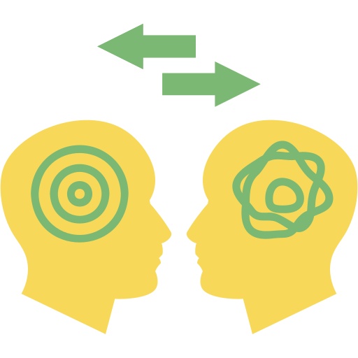 ayuda psicológica icono gratis