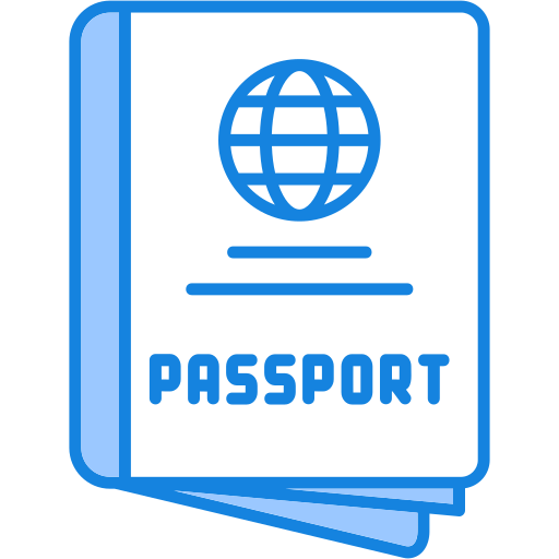 control de pasaportes icono gratis