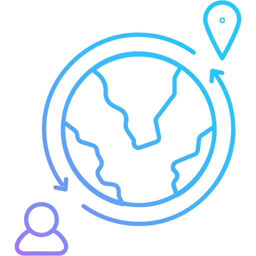 inmigración icono gratis