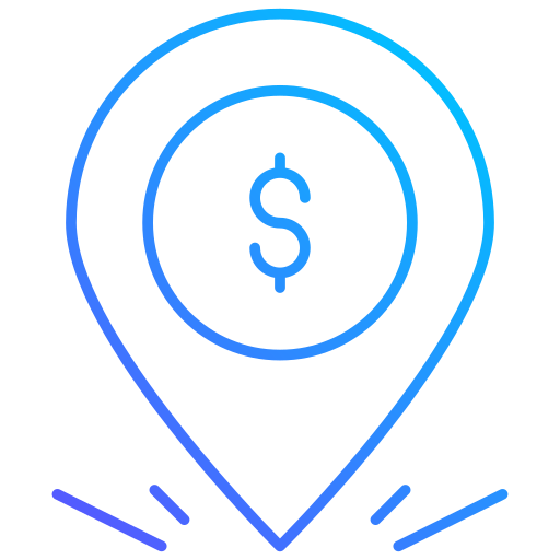 ubicación de la empresa icono gratis