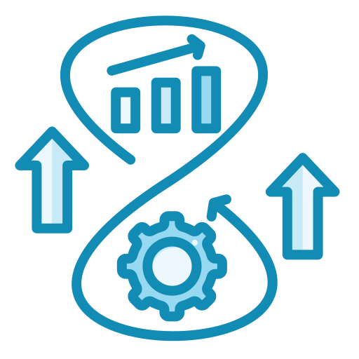 Continuous improvement free icon Continuous improvement free icon