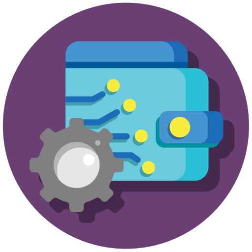 Mobile wallet free icon