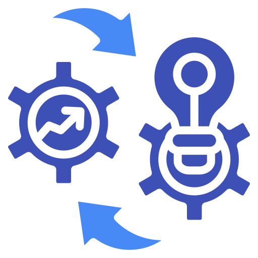 Process improvement free icon