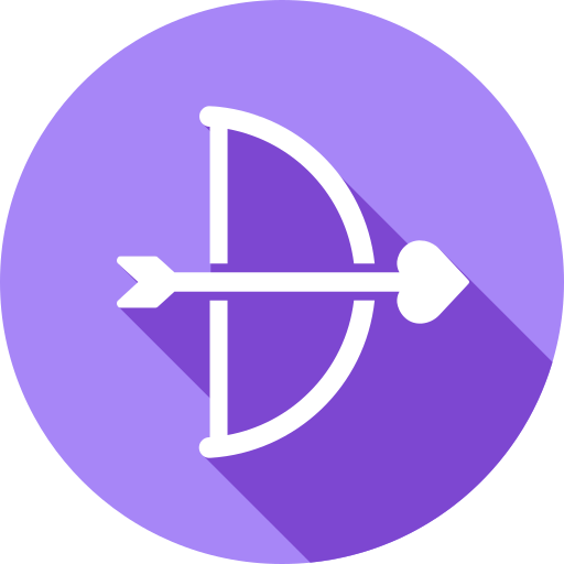 flecha de cupido icono gratis