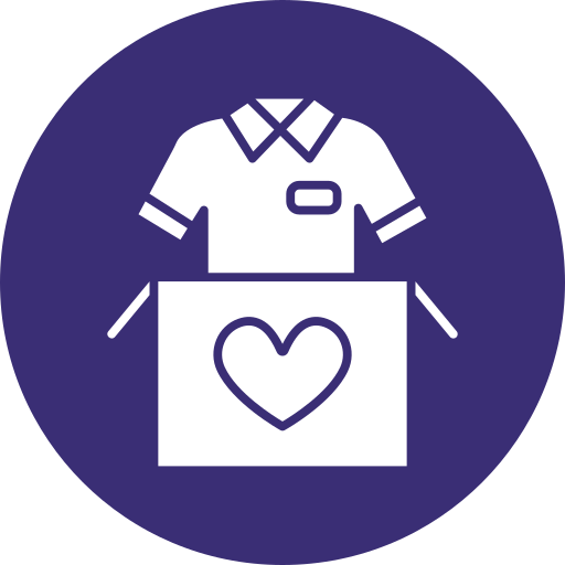 donación de ropa icono gratis
