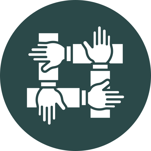 trabajo en equipo icono gratis