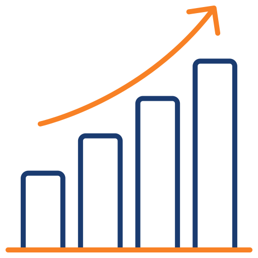 crecimiento icono gratis