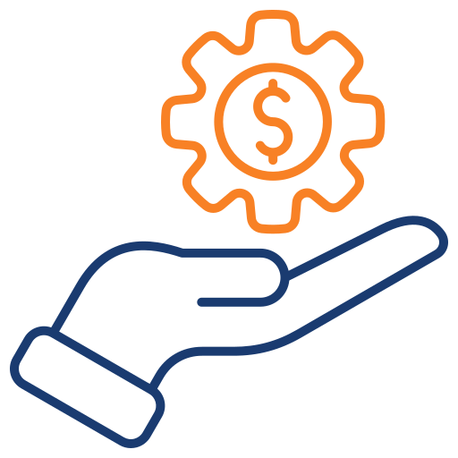 gestión empresarial icono gratis