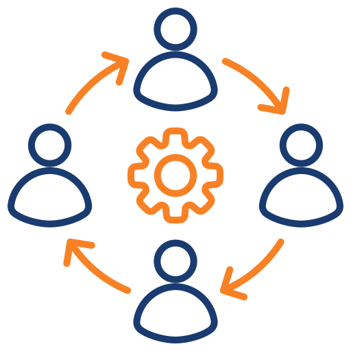 colaboración icono gratis