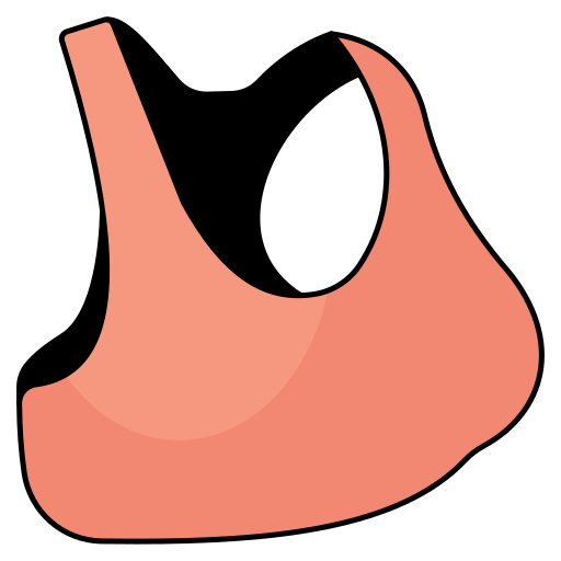 Sports bra free icon