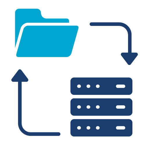 migración de datos icono gratis