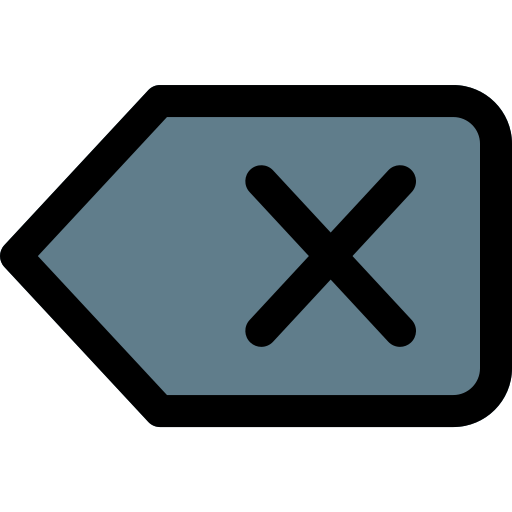 Delete Pixel Perfect Lineal Color Icon