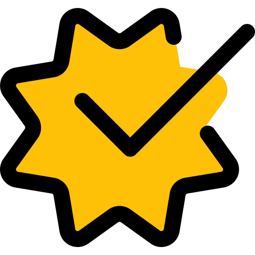 yellow check mark png