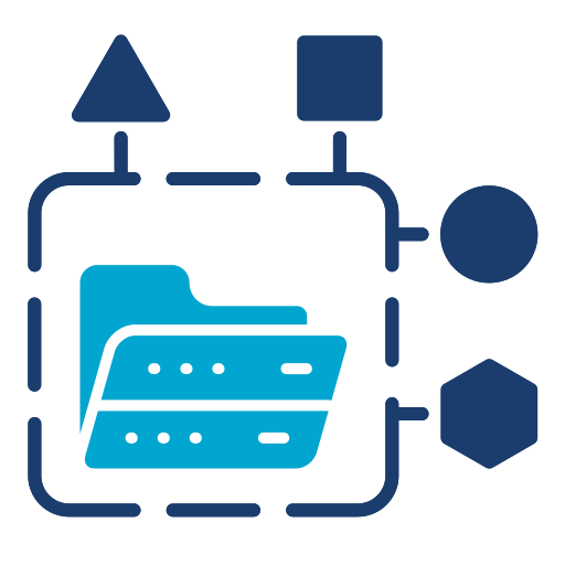 modelado de datos icono gratis