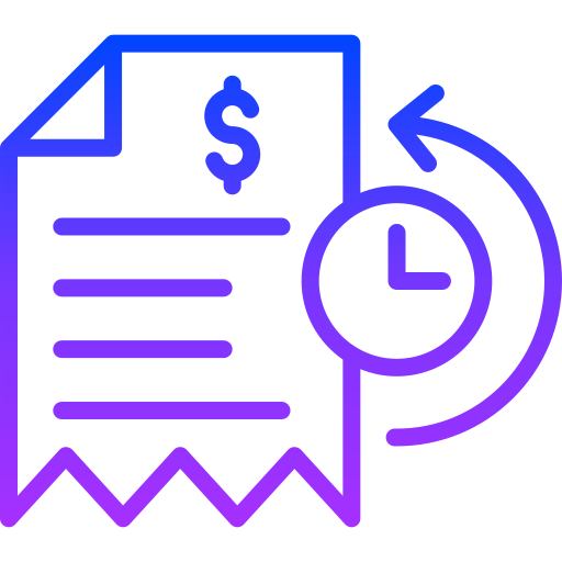 historial de transacciones icono gratis