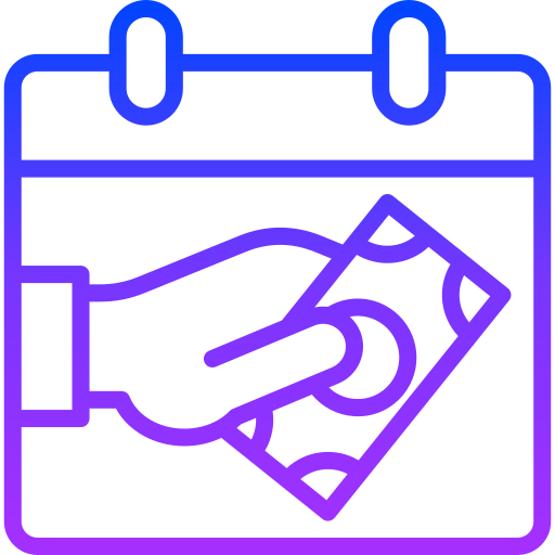 día de paga icono gratis