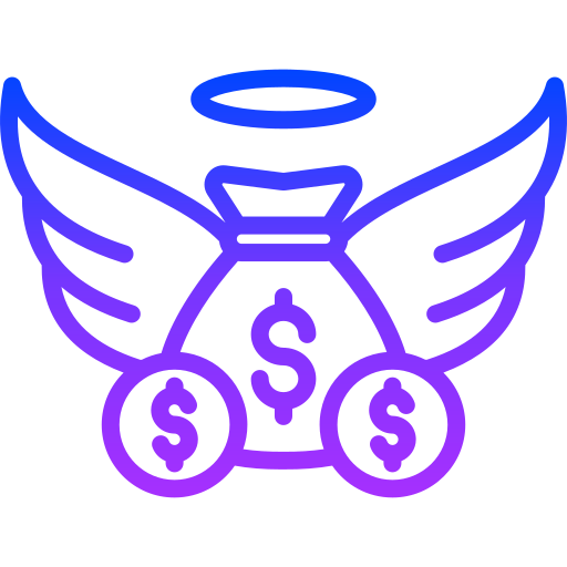 inversor ángel icono gratis