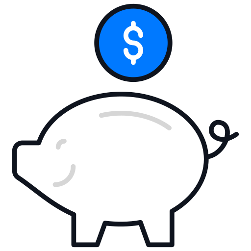 ahorrar dinero icono gratis
