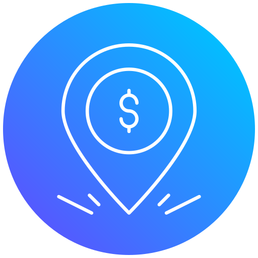 ubicación de la empresa icono gratis