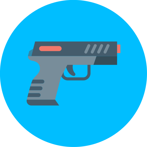 pistola de juguete icono gratis