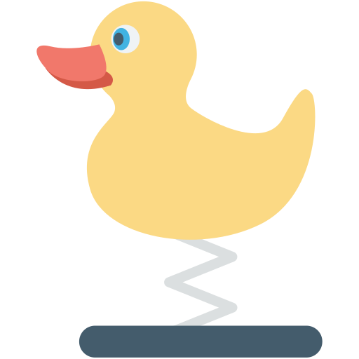 patito de goma icono gratis