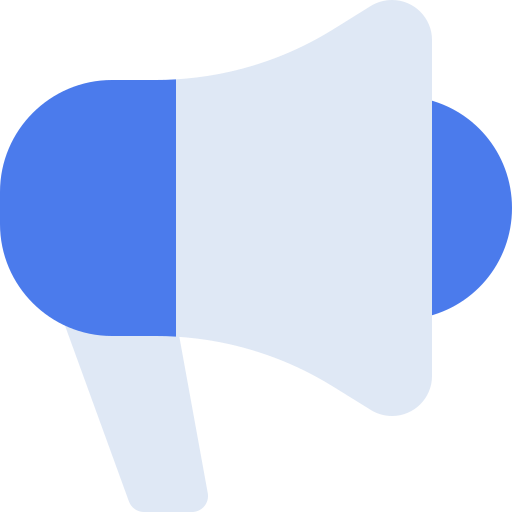 mégaphone Icône gratuit