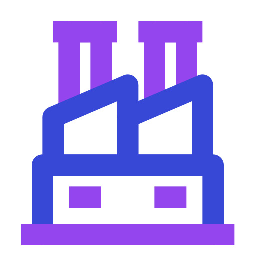 zona industrial icono gratis