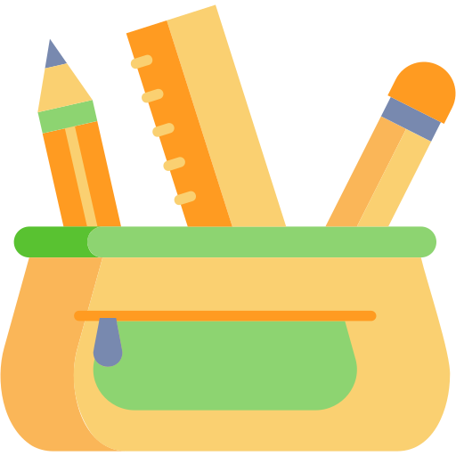 Pencil case free icon