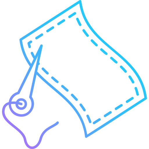 costura a mano icono gratis