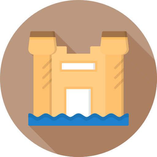 모래성 무료 아이콘