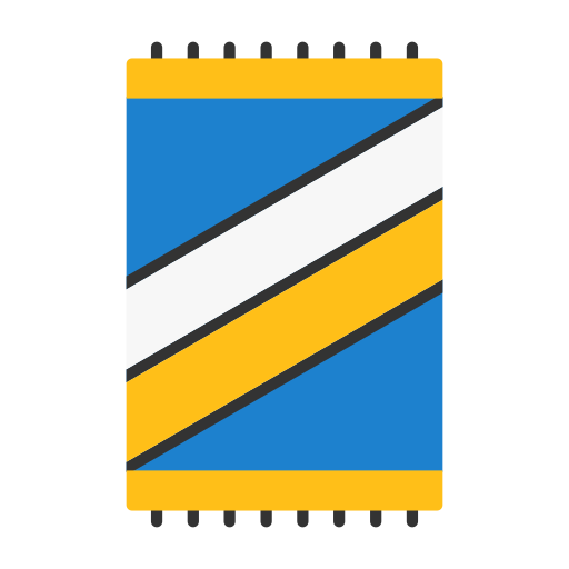 Beach towel free icon Beach towel free icon