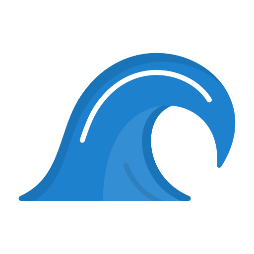 Waves free icon Waves free icon