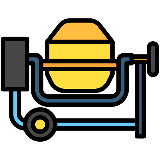 mezcladora de cemento icono gratis