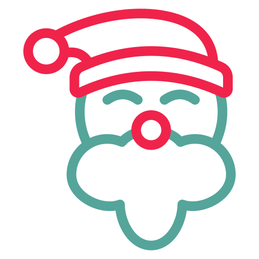 papá noel icono gratis