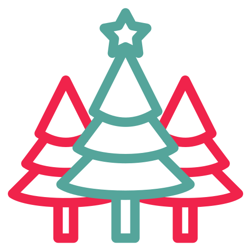 árbol de navidad icono gratis