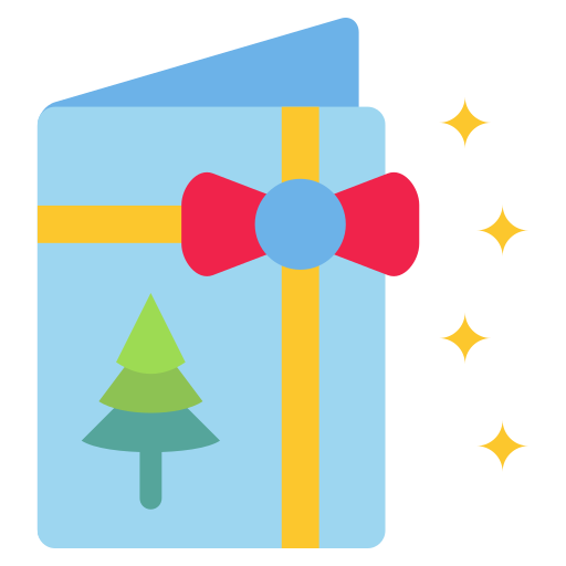 tarjeta de navidad icono gratis