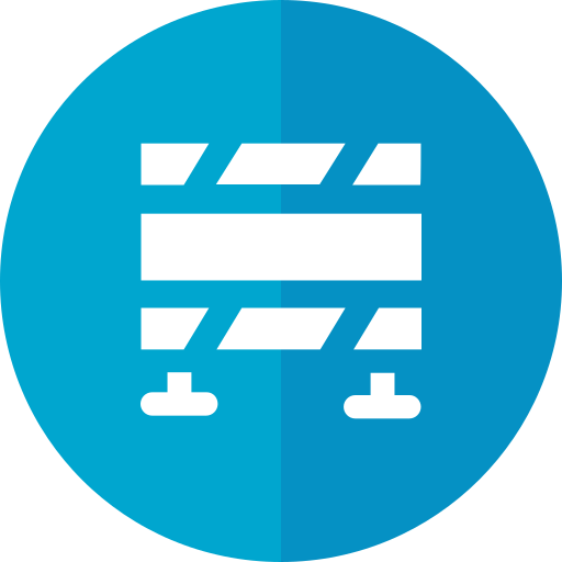 barrera icono gratis