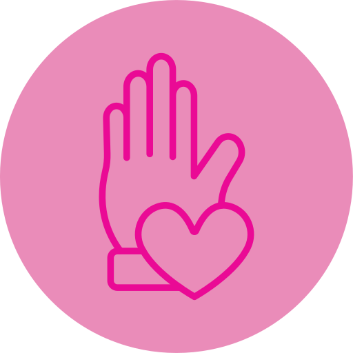 Helping hand free icon