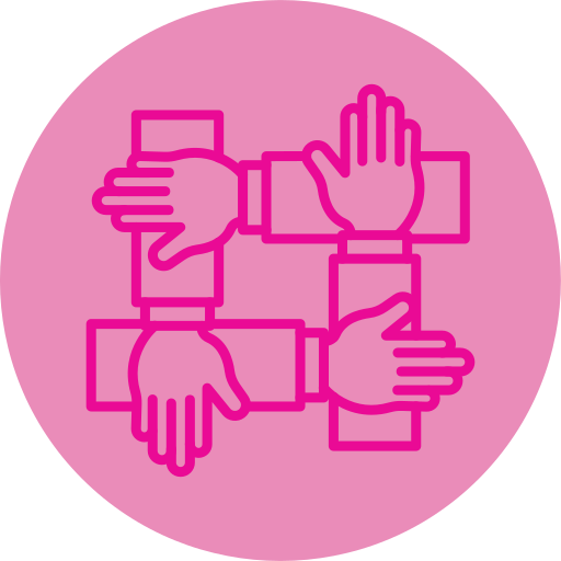 trabajo en equipo icono gratis