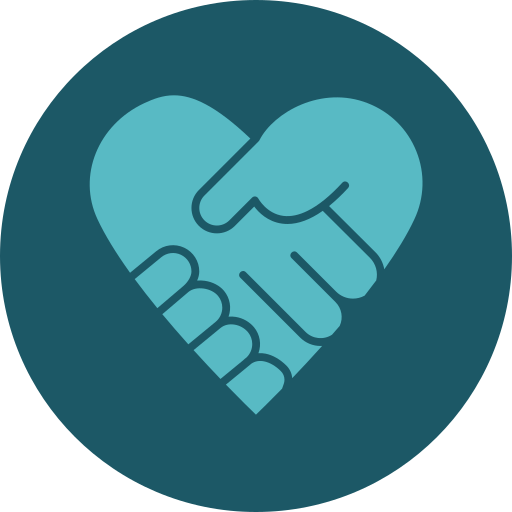 filantropía icono gratis