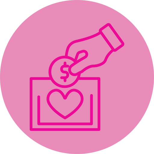 caridad icono gratis