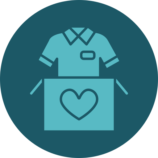 donación de ropa icono gratis