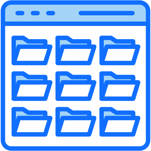 almacenamiento de archivos icono gratis