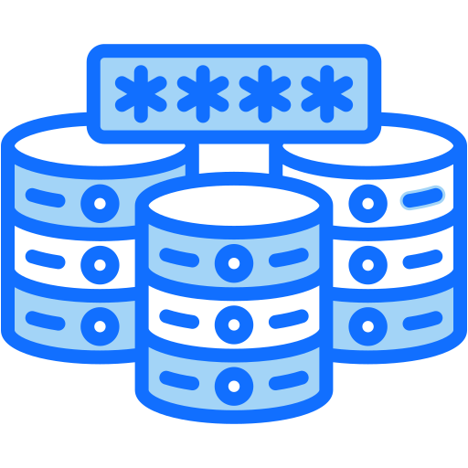 contraseña de la base de datos icono gratis