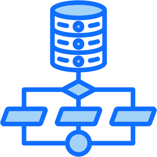 flujo de datos icono gratis