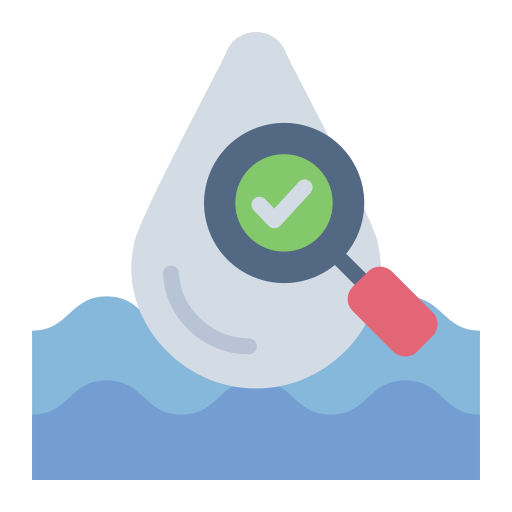 calidad del agua icono gratis