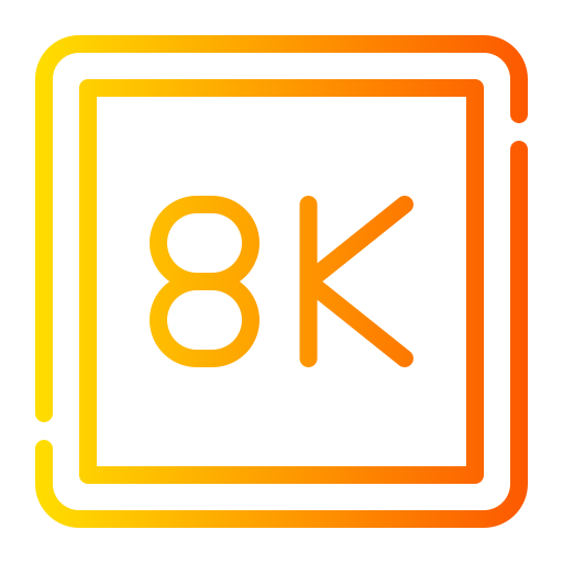 8k Icône gratuit