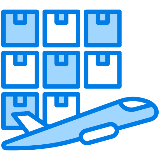 carga aérea icono gratis