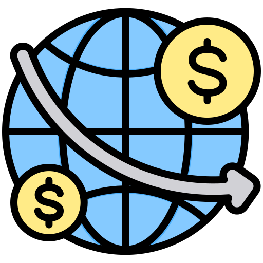 comercio internacional icono gratis