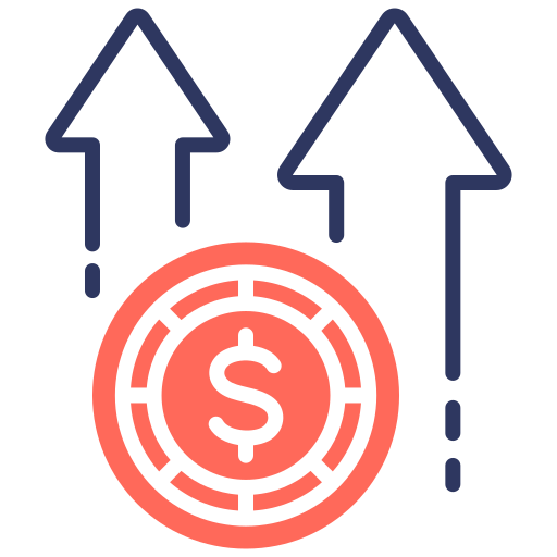 inflación icono gratis